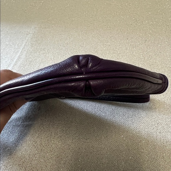 Banana Republic Leather Wristlet, Purple